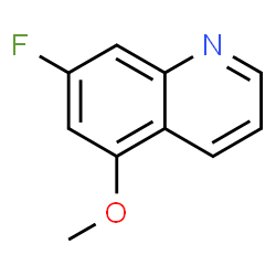 7-氟-5-甲氧基喹啉结构式
