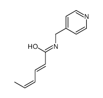 N-(pyridin-4-ylmethyl)hexa-2,4-dienamide Structure