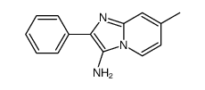 7-甲基-2-苯基咪唑并[1,2-a]吡啶-3-胺结构式