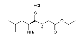 HCl.H-Leut-Gly-OEt Structure