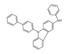 N-phenyl-9-(4-phenylphenyl)carbazol-3-amine结构式
