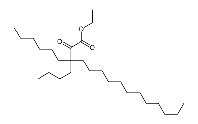 ethyl 3-butyl-3-hexyl-2-oxopentadecanoate结构式