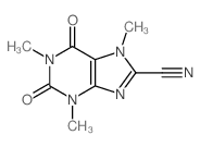 1H-Purine-8-carbonitrile,2,3,6,7-tetrahydro-1,3,7-trimethyl-2,6-dioxo- picture