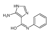 4-amino-N-phenyl-1H-imidazole-5-carboxamide结构式