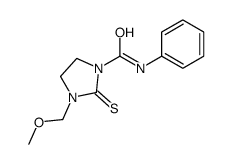 3-(methoxymethyl)-N-phenyl-2-sulfanylideneimidazolidine-1-carboxamide结构式