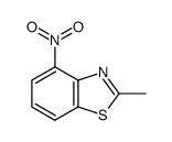Benzothiazole, 2-methyl-4-nitro- (6CI,7CI)结构式