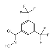 N-hydroxy-3,5-bis(trifluoromethyl)benzenecarboximidoyl chloride Structure