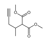 dimethyl 2-pent-4-yn-2-ylpropanedioate Structure