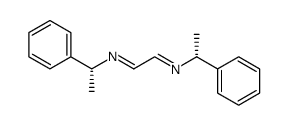 Benzenemethanamine, N,N'-1,2-ethanediylidenebis[α-methyl-, [N(E),N'(E),αR,α'R]-rel结构式