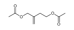1,4-Butanediol, 2-methylene-, 1,4-diacetate结构式