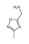 1-((3-METHYL-1,2,4-OXADIAZOL-5-YL))METHANAMINE structure