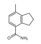 7-methyl-indan-4-carboxylic acid amide结构式