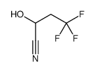 4,4,4-trifluoro-2-hydroxybutanenitrile Structure