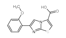 6-(2-methoxy-phenyl)-imidazo[2,1-b]thiazole-3-carboxylic acid结构式