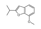 7-methoxy-2-propan-2-yl-1-benzofuran Structure