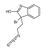 3-(2-azidoethyl)-3-bromo-1H-indol-2-one Structure