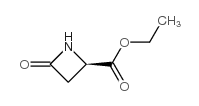 2-Azetidinecarboxylicacid,4-oxo-,ethylester,(R)-(9CI) Structure