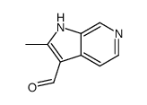 2-甲基-1H-吡咯并[2,3-c]吡啶-3-羧醛结构式