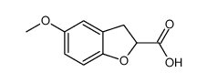 5-甲氧基-2,3-二氢苯并呋喃-2-羧酸结构式