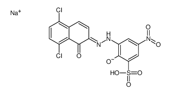 sodium 3-[(5,8-dichloro-1-hydroxy-2-naphthyl)azo]-2-hydroxy-5-nitrobenzenesulphonate picture