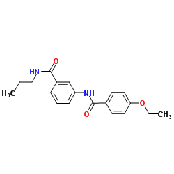 3-[(4-Ethoxybenzoyl)amino]-N-propylbenzamide Structure