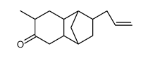 2-Allyloctahydro-7-methyl-1,4-methanonaphthalen-6(2H)-one structure