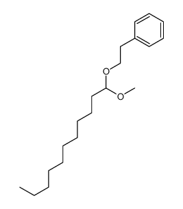 [2-[(1-methoxyundecyl)oxy]ethyl]benzene Structure