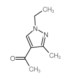 1-(1-Ethyl-3-methyl-1H-pyrazol-4-yl)ethanone Structure