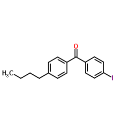 (4-Butylphenyl)(4-iodophenyl)methanone结构式