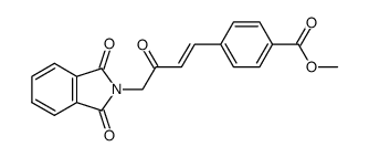 4-(p-carbomethoxyphenyl)-1-phthalimido-3-buten-2-one Structure