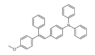 4-[2-(4-methoxyphenyl)-2-phenylethenyl]-N,N-diphenylaniline Structure