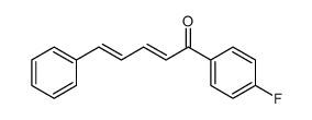 2,4-Pentadien-1-one, 1-(4-fluorophenyl)-5-phenyl结构式