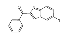 (6-iodoimidazo[1,2-a]pyridin-2-yl)(phenyl)methanone结构式