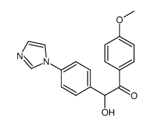 2-(4-(1H-imidazol-1-yl)phenyl)-2-hydroxy-1-(4-methoxyphenyl)ethanone结构式