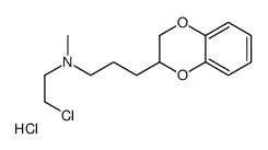 2-chloroethyl-[3-(2,3-dihydro-1,4-benzodioxin-3-yl)propyl]-methylazanium,chloride Structure