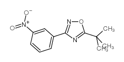 5-(tert-Butyl)-3-(3-nitrophenyl)-1,2,4-oxadiazole Structure