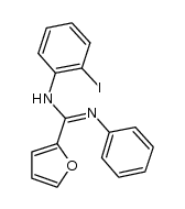 N-(2-iodophenyl)-N'-phenyl-furan-2-carboxamidine Structure