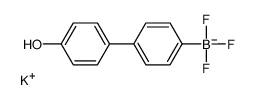 potassium,trifluoro-[4-(4-hydroxyphenyl)phenyl]boranuide structure