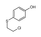 4-(2-chloroethylsulfanyl)phenol结构式