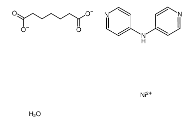 [Ni(pimelate)(4,4'-dipyridylamine)(H2O)]n结构式