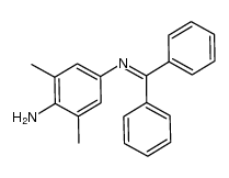 N4-(diphenylmethylene)-2,6-dimethylbenzene-1,4-diamine结构式