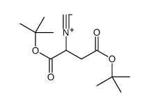 DI-TERT-BUTYL 2-ISOCYANOSUCCINATE structure