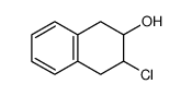 1,2,3,4-tetrahydronaphthalene-2,3-chlorohydrin结构式