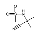 N-(2-cyanopropan-2-yl)methanesulfonamide结构式