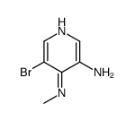 5-bromo-N4-methylpyridine-3,4-diamine结构式