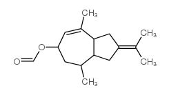 1,2,3,3a,4,5,6,8a-octahydro-2-isopropylidene-4,8-dimethylazulen-6-yl formate Structure