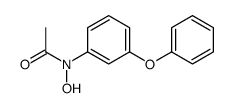N-hydroxy-N-(3-phenoxyphenyl)acetamide Structure