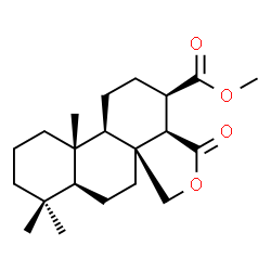 21-Oxo-8,14β-(methanoxymethano)podocarpane-13β-carboxylic acid methyl ester结构式