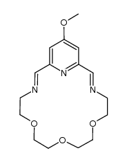 1(4)-methoxy-6,9,12-trioxa-3,15-diaza-1(2,6)-pyridinahexadecacyclophan-2,15-diene Structure