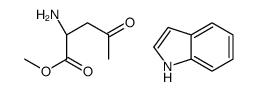 1H-indole,methyl (2S)-2-amino-4-oxopentanoate Structure